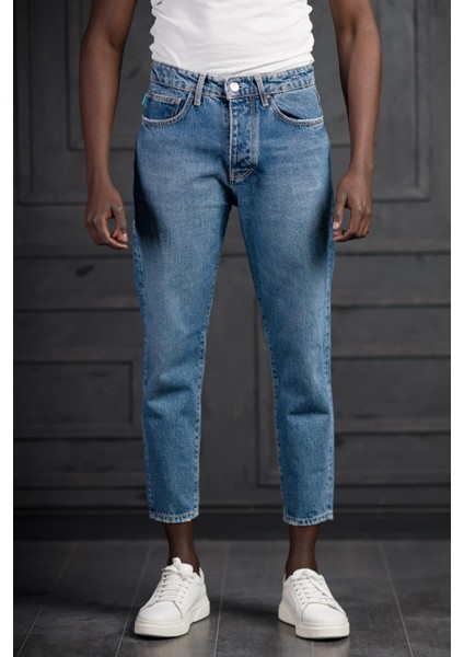 Fbı Pamuklu Taş Yıkama Boyfriend (Mom Jean) Kot Pantolon fırsatları