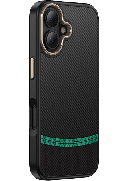 Apple iPhone 16 Plus Magsafe Sarj Özellikli Karbon Fiber Görünümlü Sui Kapak Kılıf fiyatları