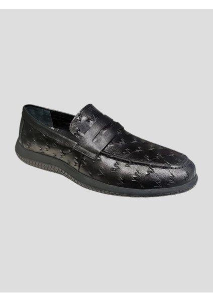 M211-1 Erkek Deri Spor Taban Loafer Ayakkabı Siyah fiyatları