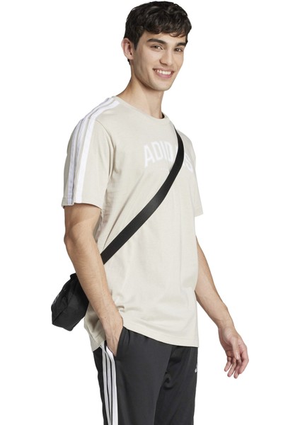 M C Colleg Tee Wonal Bej Erkek Kısa Kol T-Shirt modelleri