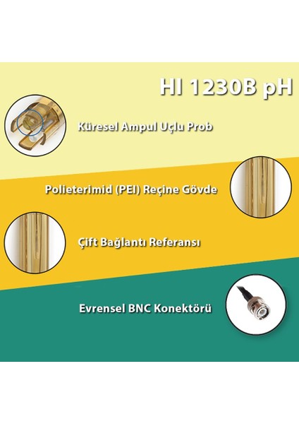 Hanna Hı 83141-1 Harici Problu Ph / Mv / Sıcaklık Ölçer modelleri