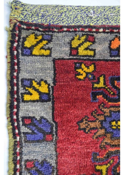 El Dokuma Vintage Tarzı Küçük Yün Sivas Halısı (53 x 105 cm , 0.55 M²) fiyatları