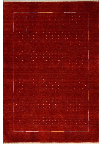 Lori Kırmızı Renk Modern El Dokuma Halısı (170 x 240 cm , 4.08 M²)