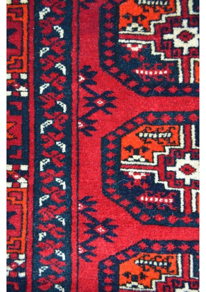 Geleneksel El Dokuma Türkmen Buhara Halısı 95 x 117 cm (1.11 M²) fırsatları