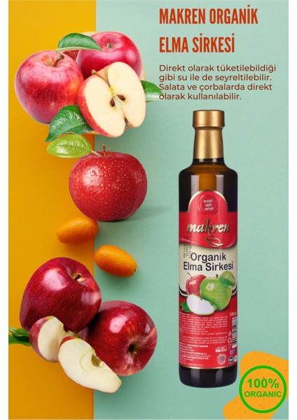 Elma Sirkesi | Doğal Fermente | Filtre Edilmemiş & Katkısız | 500ml fiyatları