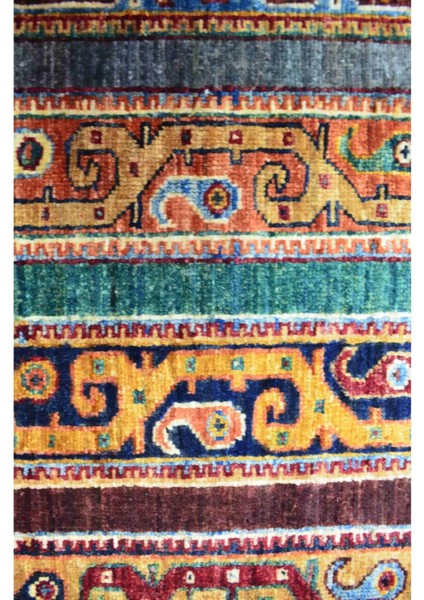 Afgan Binbirgece El Dokuma Bordo Renk Halı 180 x 239 cm (4.31 M²) fırsatları