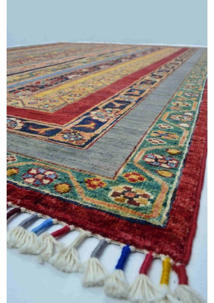 Afgan Binbirgece El Dokuma Bordo Renk Halı 180 x 239 cm (4.31 M²) indirimleri