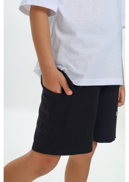 Erkek Çocuk Smile Yazı Baskılı Şortlu Takım fırsatları