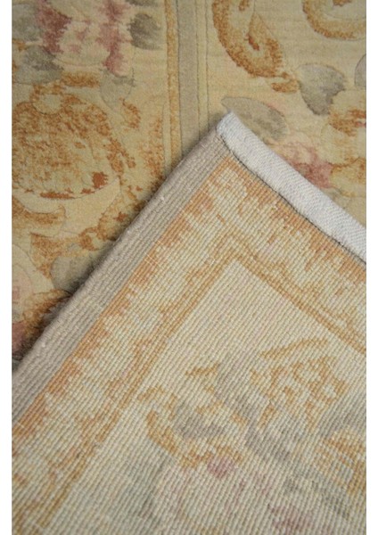 Yünden El Dokuma Fransız Aubusson Halısı (169 x 240 cm , 4.06 M²)