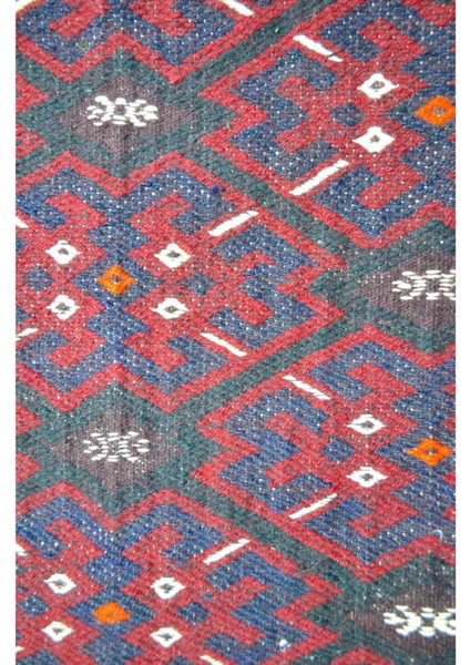 El Dokuma Yün Türkmen Kilim 60 x 100 cm (0.6 M²)