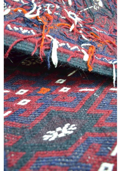 El Dokuma Yün Türkmen Kilim 60 x 100 cm (0.6 M²)
