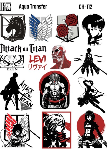 Aqua Transfer - Attack On Titan