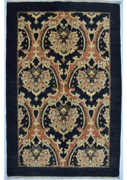 Kirman Yünü El Dokuma Uşak Ziegler Halısı 100 x 165 cm (1.65 M²)