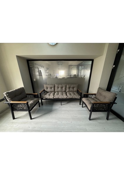 Miami 3+1+1 Melisa Balkon-Bahçe-Kafe Çay Seti Koltuk Oturma Takımı-Oturma Grubu,ofis Koltuğu