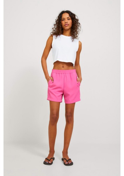 Jxalvıra Slım Sl Crop Eve Kırık Beyaz Kadın Kısa Kol T-Shirt modelleri