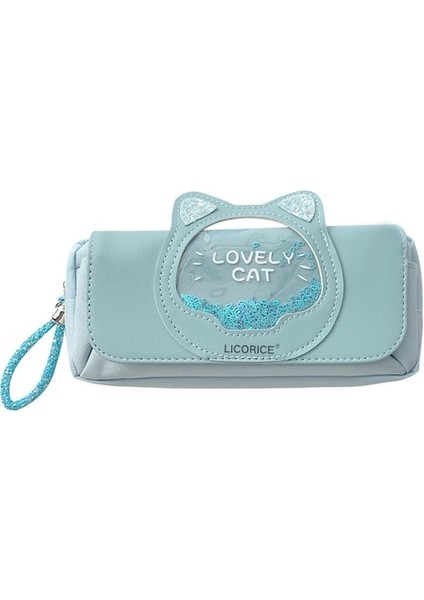 Lıcorıce Sevimli Büyük Kapasiteli Su Geçirmez Kalem Kutusu 21*9*7cm (Yurt Dışından)
