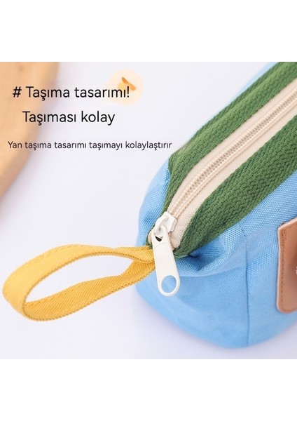 Lıcorıce Sevimli Karikatür Dıy Tuval Kalem Çantası Kalem Kutusu 25*8.5*12CM (Yurt Dışından) indirimleri