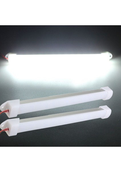 2x 12V Araba LED Smd Iç Işık Çubuğu Tüp Şerit Lamba Soğuk Beyaz (Yurt Dışından) fiyatları