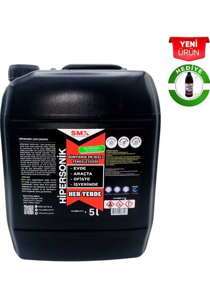 Hipersonik - Dünyanın En Hızlı Temizleyicisi 5 kg