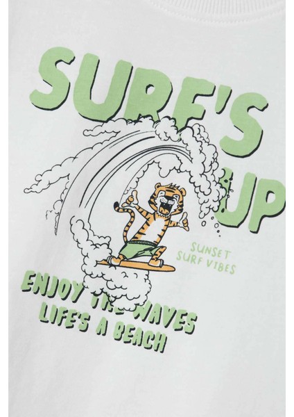 Nmmvagno Ss Loose Top Beyaz Erkek Çocuk Kısa Kol T-Shirt modelleri