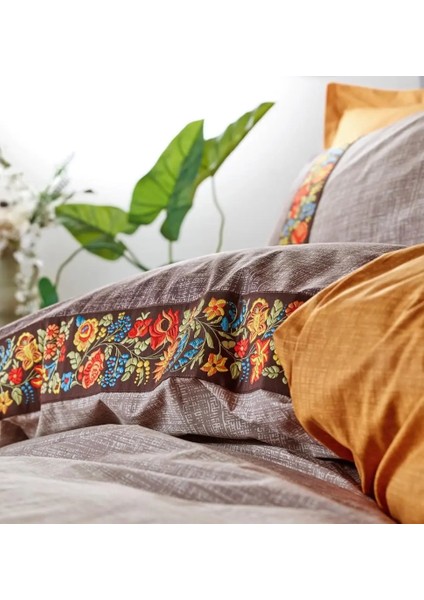 Folk Art Çift Kişilik Nevresim Takımı