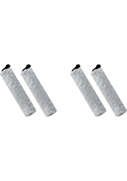 Ifloor 3/floor One S3 Islak Kuru Kablosuz Elektrikli Süpürge Aksesuarları Için 4'lü Yedek Fırça Rulosu (Yurt Dışından)