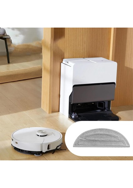 6 Adet Paspas Bezi Yedek Parçaları S8 Maxv Ultra / Max Robot Süpürge Paspas Pedleri (Yurt Dışından)