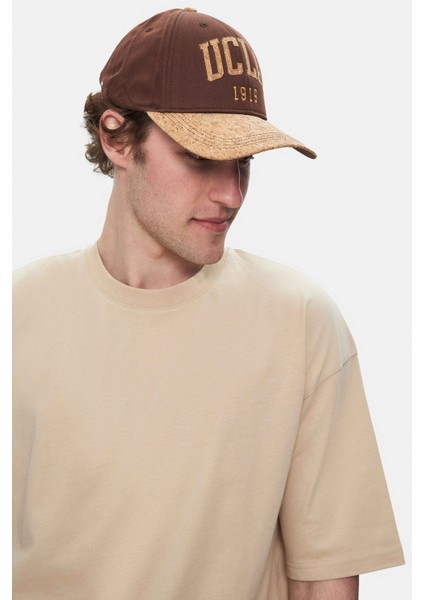 Roscoe Sütlü Kahve Bisiklet Yaka Baskılı Oversize Erkek Tshirt indirimleri