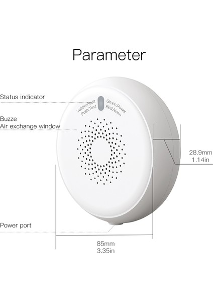 Akıllı Zigbee Gaz Kaçak Dedektörü Yanıcı Sensör (Yurt Dışından) indirimleri