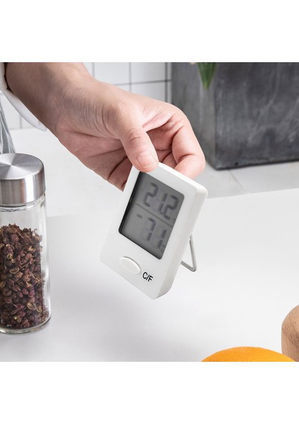 Adet Mini LCD Dijital Termometre Ofis Iç Mekan Higrometresi (Yurt Dışından) modelleri