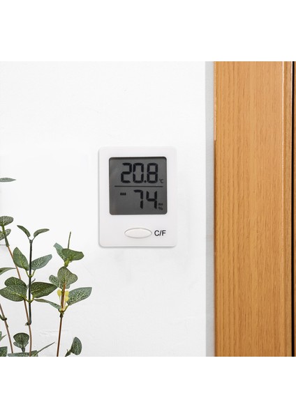 Adet Mini LCD Dijital Termometre Ofis Iç Mekan Higrometresi (Yurt Dışından) indirimleri