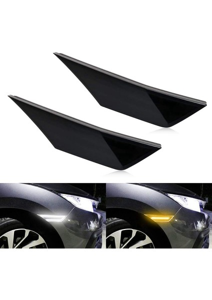 Araba Sidemarker Lambaları Ön Yan Marker Işık Kiti Dönüş Sinyali Işığı (Yurt Dışından)