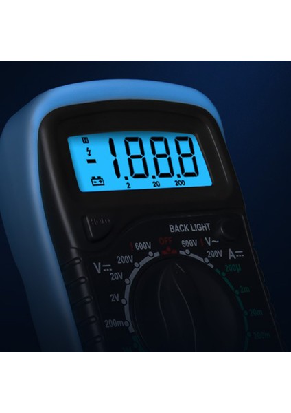 XL830L El Tipi Dijital Multimetre LCD Arka Işık Ac/dc Ampermetre (Yurt Dışından) modelleri