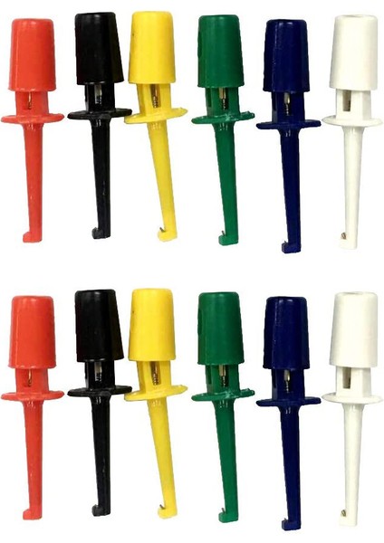Renkli 12 Parçalı Test Probu Kancası Mini Ic Test Kancası Smd Tel Kiti (Yurt Dışından)