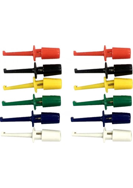 Renkli 12 Parçalı Test Probu Kancası Mini Ic Test Kancası Smd Tel Kiti (Yurt Dışından) modelleri
