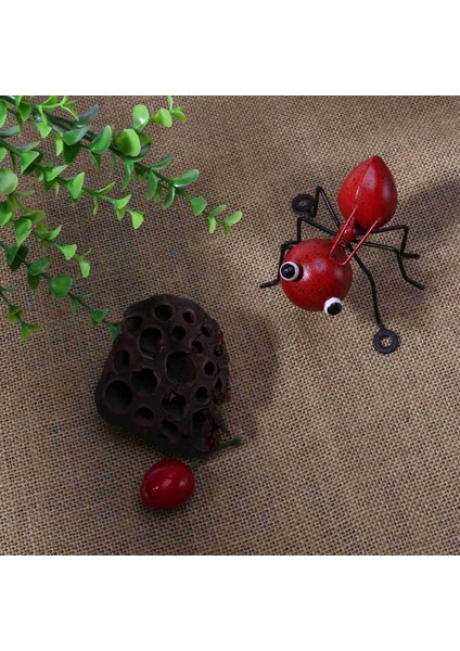 4pc Renkli Metal Karınca Duvar Dekoru, Dış Mekan Için Sanat Duvar Heykelleri (Yurt Dışından)