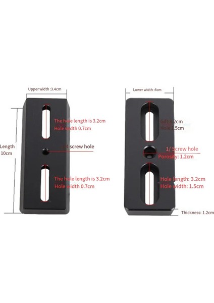 Vixen Kırlangıç Plakası (10CM) Için Çok Fonksiyonlu Kırlangıç Plakası Parçaları (Yurt Dışından) fiyatları