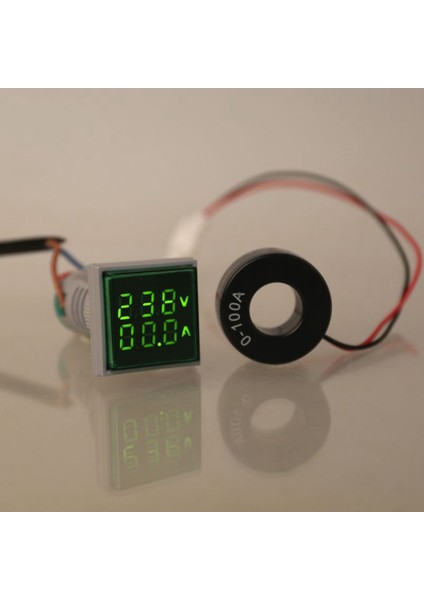 60-500V 0-100A LED Ac Sinyal Işıkları Gerilim Akım Ölçer Volt Amp (Yurt Dışından) modelleri