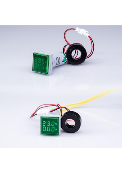 60-500V 0-100A LED Ac Sinyal Işıkları Gerilim Akım Ölçer Volt Amp (Yurt Dışından) indirimleri