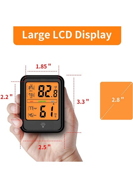 Adet Oda Termometresi Dijital Higrometre Nem Ölçer Göstergesi (Yurt Dışından) indirimleri