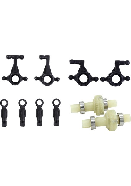 Ön ve Arka Direksiyon Kupası Salıncak Kolu Diferansiyel Yedek Parça Kiti Wltoys 284010 284161 1/28 Rc Araba Aksesuarları (Yurt Dışından)