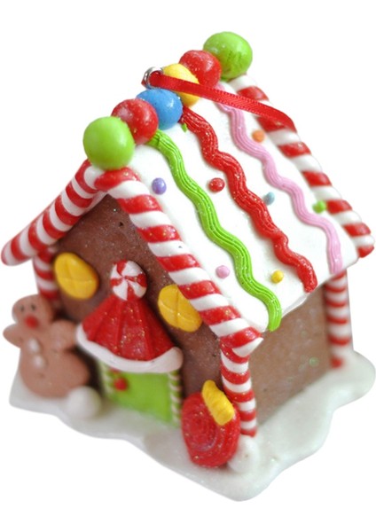 Yumuşak Kil Dekorasyon Süsleri Noel Pencere Sahne Düzeni Sahne B (Yurt Dışından)