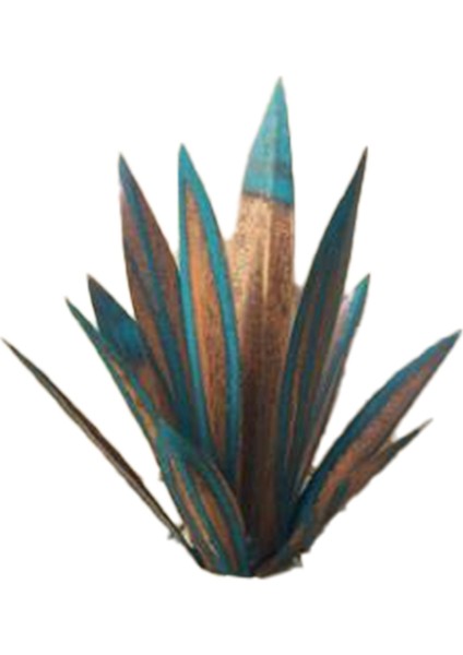 Tekila Rustik Agave Bitki El Boyalı Metal Agave Bahçe Dekoru (Yurt Dışından)