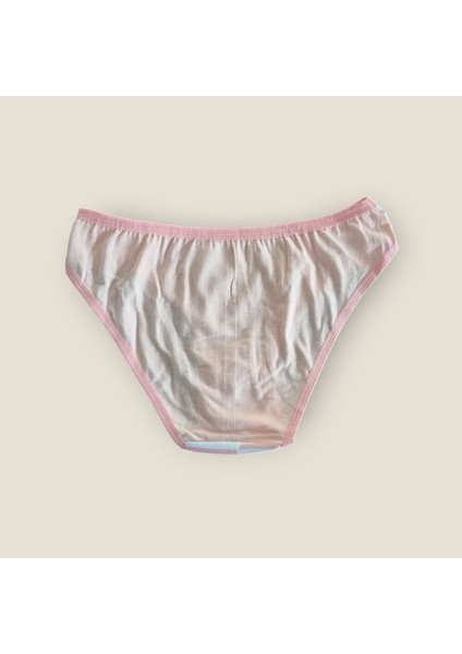 Bikini Kesim Çizgili Yavruağzı Kadın Külot modelleri