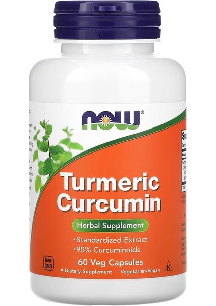 Foods Turmeric Zerdeçal With Curcumin 665 Mg 60 Vegetarian Caps