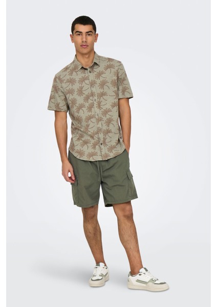 Only&sons Onskal Cargo 0287 Shorts Yeşil Erkek Şort fırsatları