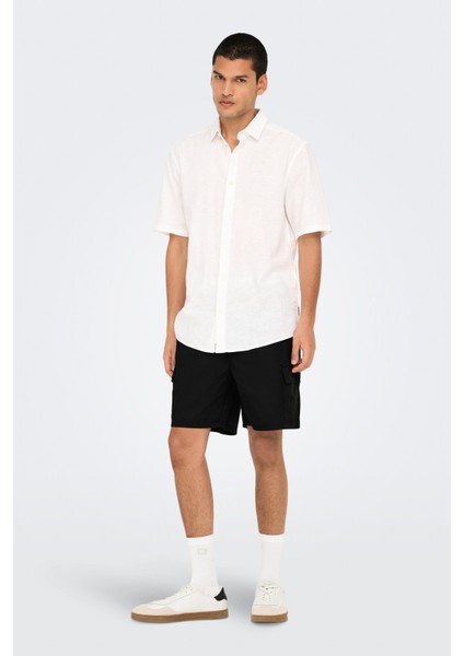 Only&sons Onskal Cargo 0287 Shorts Siyah Erkek Şort fırsatları
