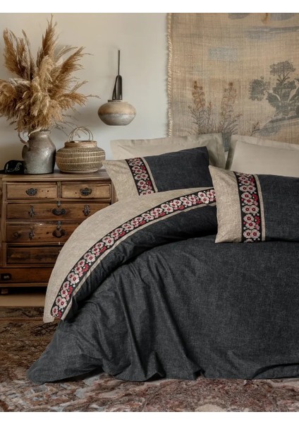 Folk Art Çift Kişilik Nevresim Takımı