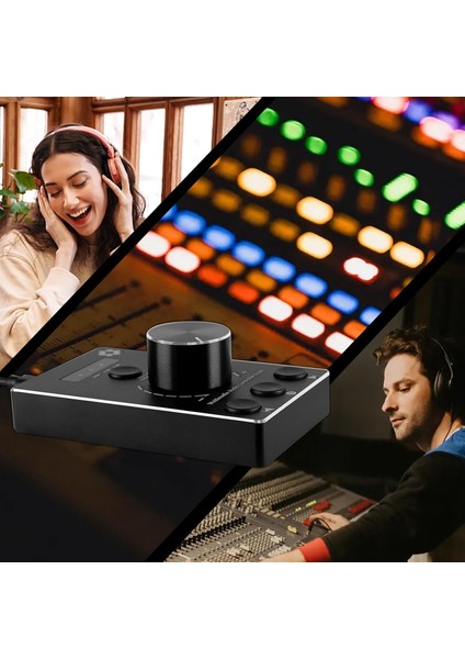 Ses Düğmesi, Pc Için USB Ses Kontrol Düğmesi, Tek Tıkla Sessiz Işlevli Multimedya Denetleyici Düğmesi ve Win ve Mac Için 3 Ses Kontrol Modu Ozu8
