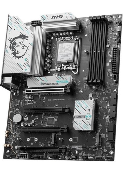 Msı B860 Gamıng Plus Wıfı Ddr5 8800MT/S 1xhdmı 1xdp 3xm.2 Atx 1851P (Intel Ultra Processors Serıes2)